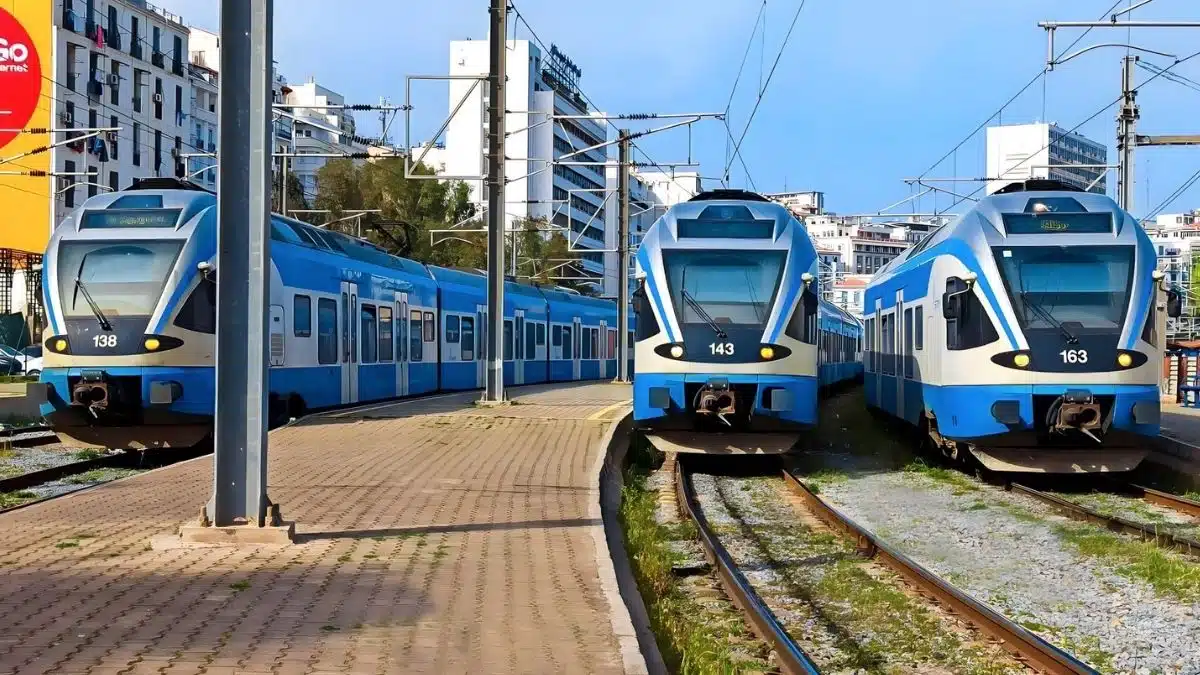 Déraillement d’un train à Alger : trafic ferroviaire perturbé