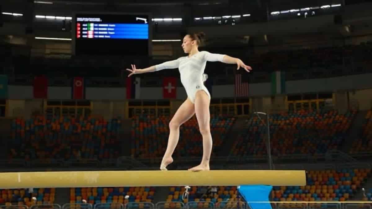 Kaylia Nemour présente aux championnats suisses de gymnastique