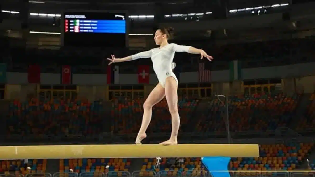 Kaylia Nemour présente aux championnats suisses de gymnastique
